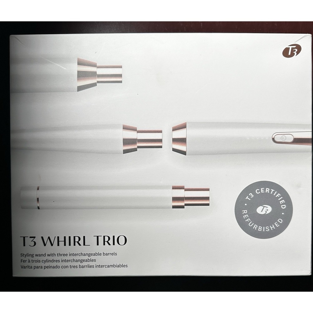 T3 Twirl Trio Curling Iron 76584 with Three Interchangeable Barrels $345 MSRP